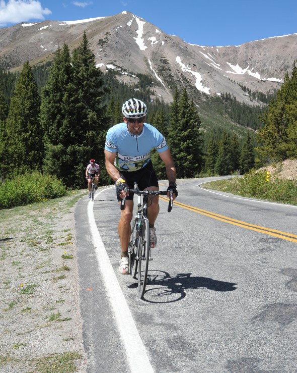 Ride the Rockies Independence Pass - 12,038 feet, Cat. 1 climb