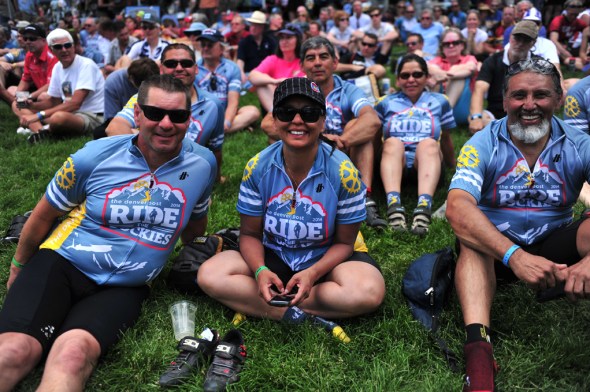 After almost 500 miles through wind, snow and heat, we still smile!