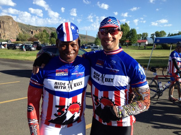 Olympic silver medalist and US Pro Track Champion Nelson Vails in Gunnison.