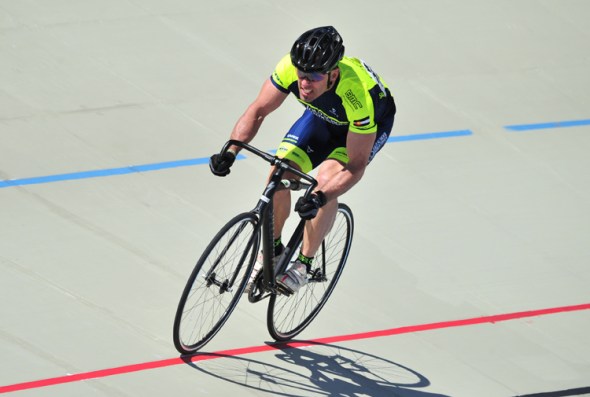 I did get on the track.